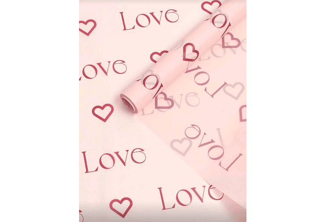 PAQ. CON 20 PLIEGOS DE PAPEL COREANO (LOVE ❤️) MOD# MSD-BHZ-2614