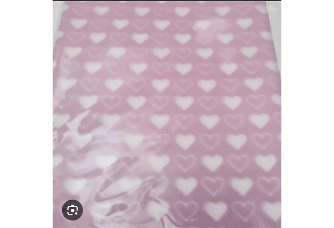 PAQ CON 20 PLIEGOS DE PAPEL COREANO ESTAMPADO CORAZONCITOS MOD# MSD-NHZ-2615