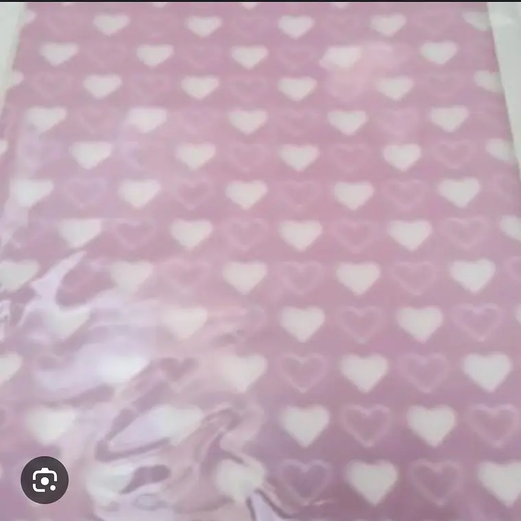 PAQ CON 20 PLIEGOS DE PAPEL COREANO ESTAMPADO CORAZONCITOS MOD# MSD-NHZ-2615 3