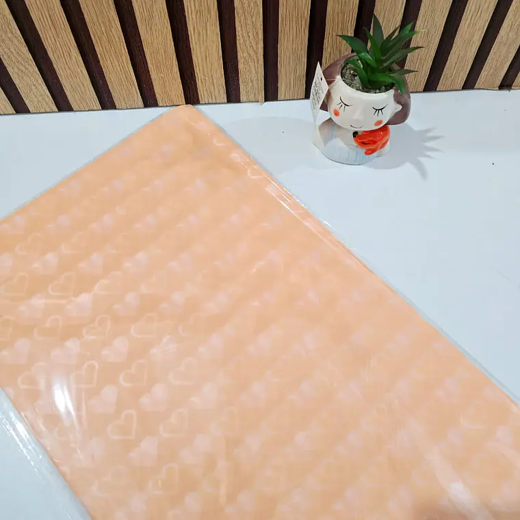 PAQ CON 20 PLIEGOS DE PAPEL COREANO ESTAMPADO CORAZONCITOS MOD# MSD-NHZ-2615 5