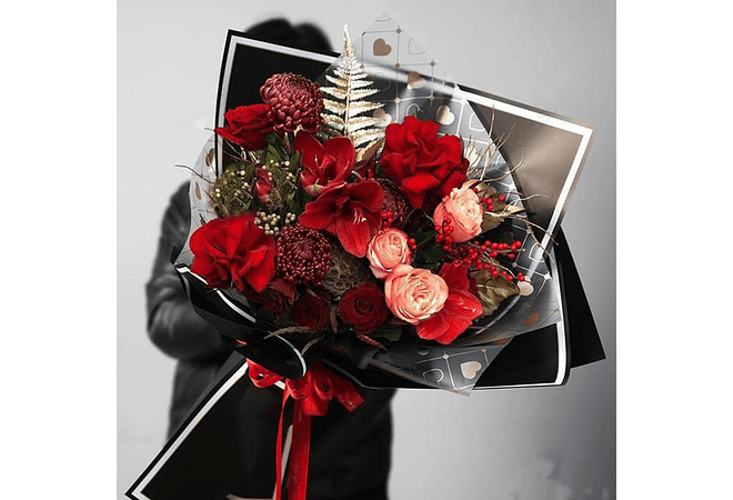 PAQ CON 20 PLIEGOS DE PAPEL COREANO (CUADROS CORAZONES) MOD# MSD-BHZ-2618