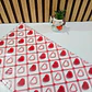 PAQ CON 20 PLIEGOS DE PAPEL COREANO (CUADROS CORAZONES) MOD# MSD-BHZ-2618 - Miniatura 9