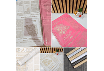 PAQ CON 20 PLIEGOS DE PAPEL COREANO (LETRAS) MOD# MSD-BHZ-2617