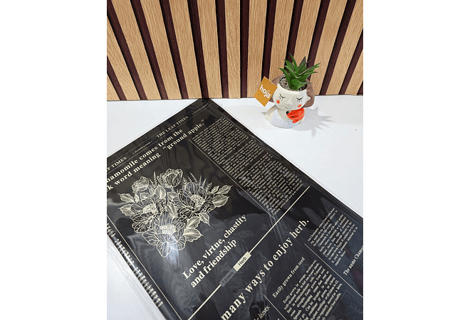 PAQ CON 20 PLIEGOS DE PAPEL COREANO (LETRAS) MOD# MSD-BHZ-2617