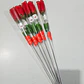 PAQ DE 3 ROSAS ARTIFICIALES ROJAS CHICAS CON OSITO MOD# FU-41 🧸🥰 - Miniatura 2