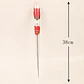 PAQ DE 3 ROSAS ARTIFICIALES ROJAS CHICAS CON OSITO MOD# FU-41 🧸🥰 - Miniatura 4