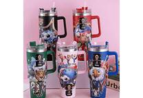 TERMO CON AGARRADERA /PERSONAJES FIFA (1150 ML) MOD# 8298