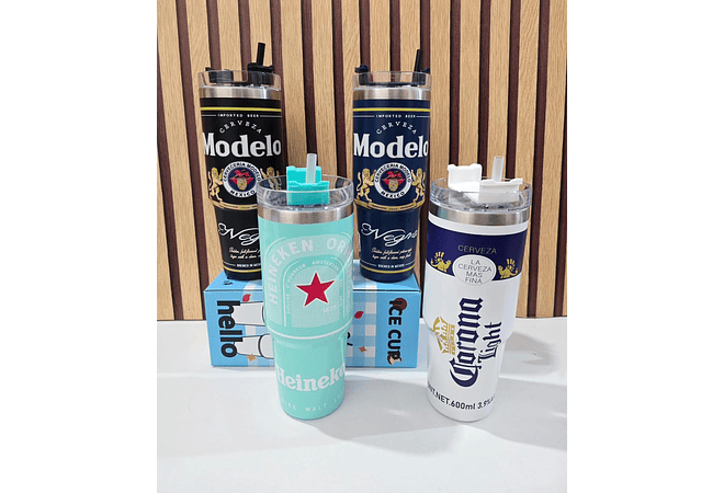 TERMO MARCAS DE CERVEZA(900ML) MOD# LU88279  🍻