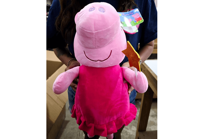 PELUCHE PEPA PIG ROSA COM DISFRAZ DE HADA