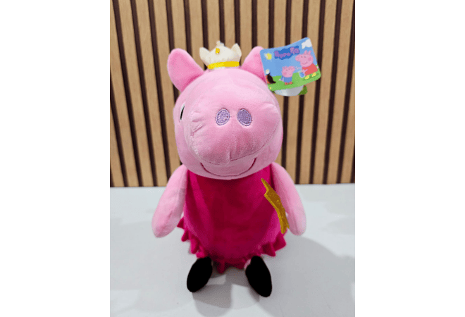 PELUCHE PEPA PIG ROSA COM DISFRAZ DE HADA