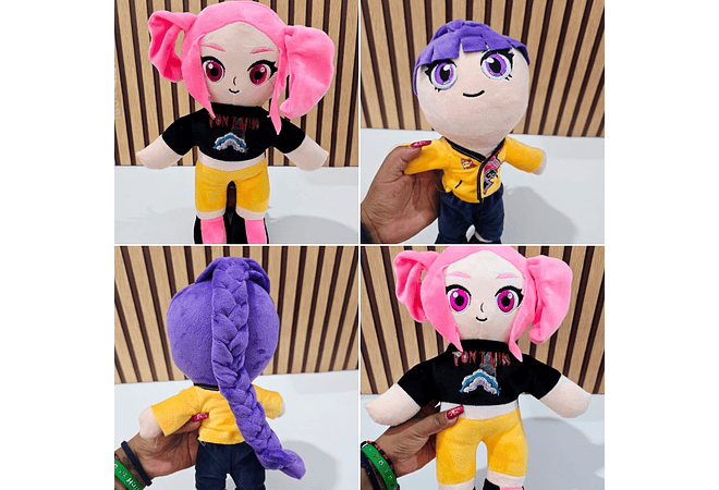 PELUCHE MUÑECAS LAS GUERRERAS KPOP 🎎