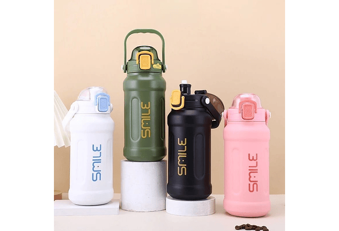 1100ML TERMO XPLORER SMILE  CON AGARRADERA MODEL #PYA-14