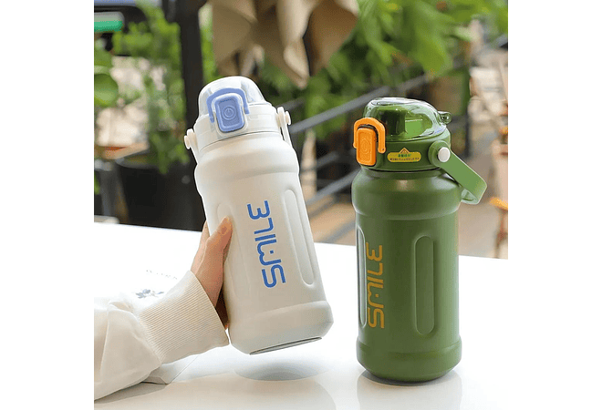 1100ML TERMO XPLORER SMILE  CON AGARRADERA MODEL #PYA-14