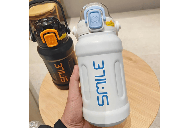 1100ML TERMO XPLORER SMILE  CON AGARRADERA MODEL #PYA-14