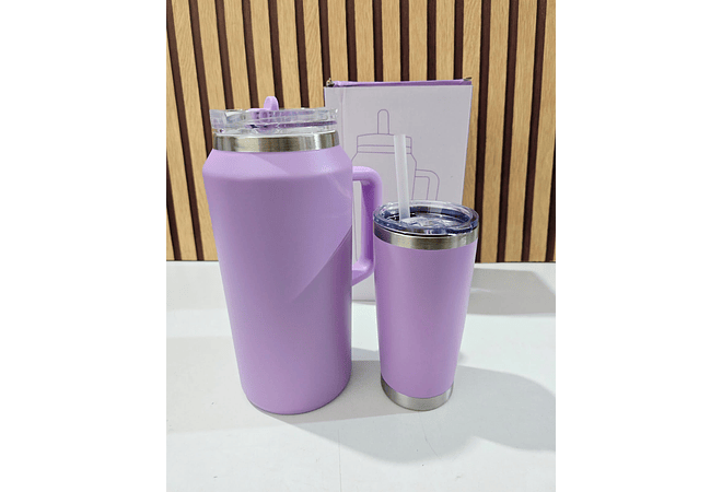 DÚO TERMO 2L + VASO 600ML MODEL #PYA-7