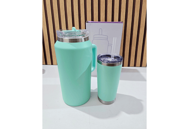 DÚO TERMO 2L + VASO 600ML MODEL #PYA-7