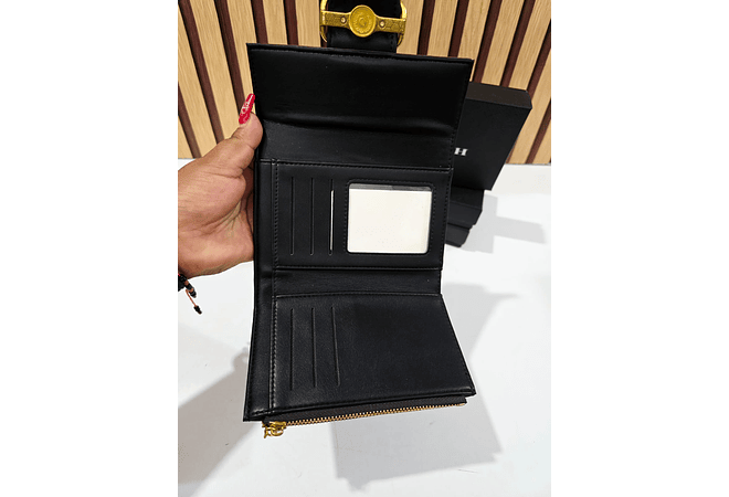 CARTERA MONEDERO COM BROCHE  IMITACIÓN COACH MOD# CAI-102 👛