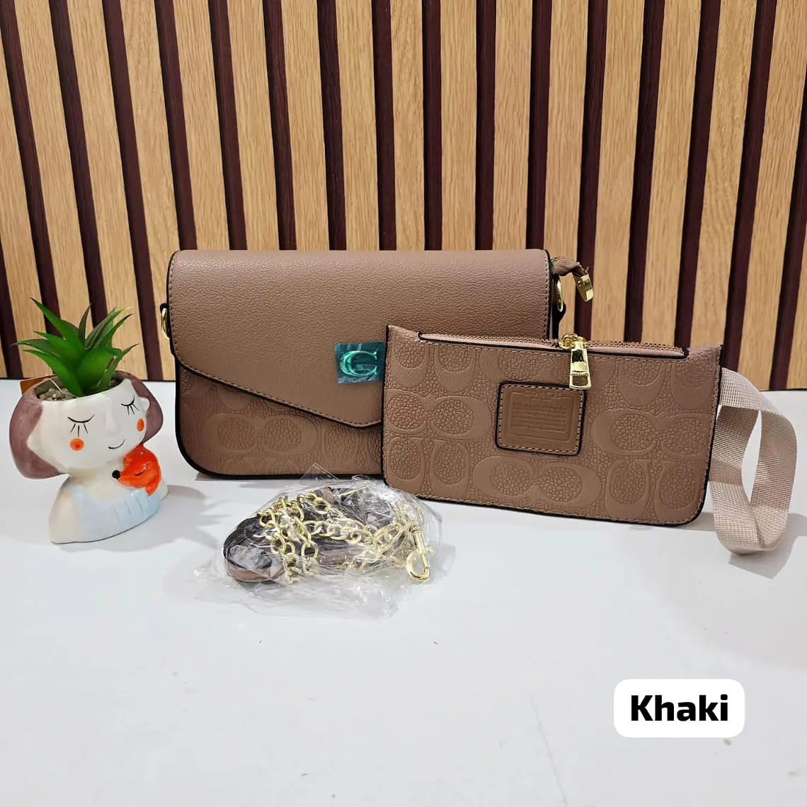 DUO CROSS BODY + MONEDERO IMITACIÓN COACH MOD# LCC-348 REINGRESO 6