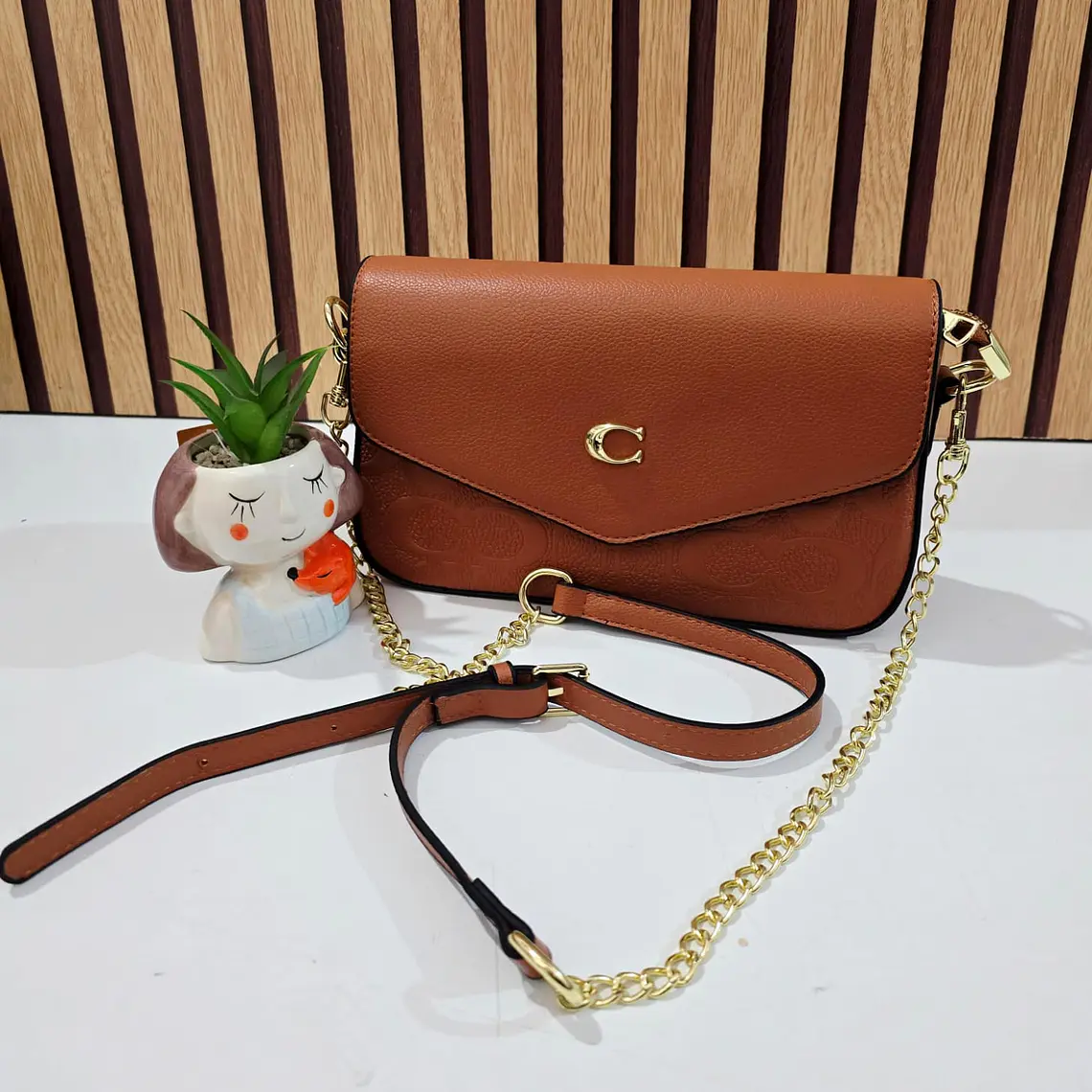 DUO CROSS BODY + MONEDERO IMITACIÓN COACH MOD# LCC-348 REINGRESO 8