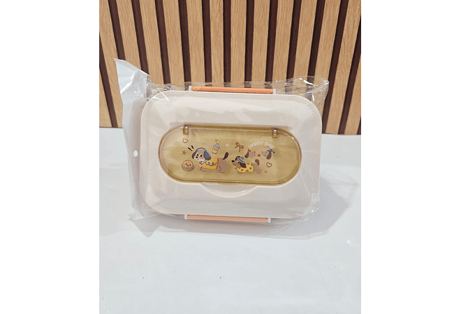 TUPPER + BOTE PARA LUNCH CON  DISEÑO ANIMALITOS