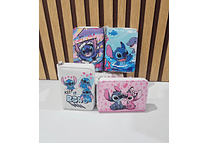 CARTERITA/MONEDERO DISEÑO STITCH (AL AZAR) MOD# WFF-9