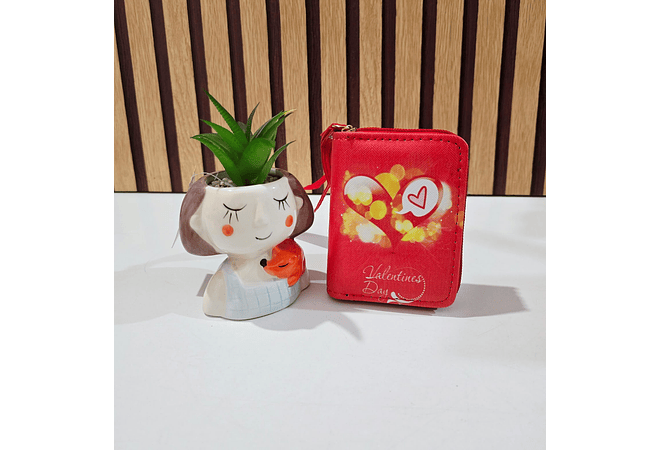 CARTERITA/MONEDERO LOVE VARIOS DISEÑOS (AL AZAR) MOD# WYD-26