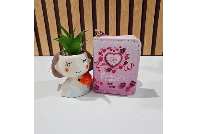 CARTERITA/MONEDERO LOVE VARIOS DISEÑOS (AL AZAR) MOD# WYD-26