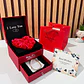 ALHAJERO CON ROSAS ETERNAS DE JABON Y PULSERA (BOLSA+ TARJETITA) MOD# 718🧼🫧 - Miniatura 1
