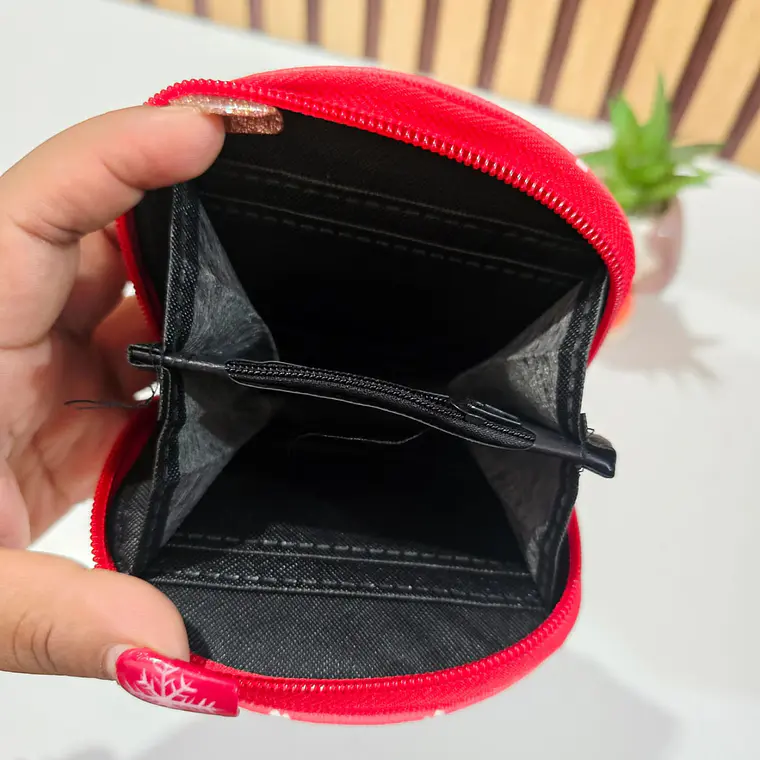 MONEDERO SEMI OVALADO DISEÑO LOVE MOD# WYD-28 4