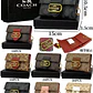 CARTERA MONEDERO COM BROCHE  IMITACIÓN COACH MOD# CAI-102 👛 - Miniatura 1