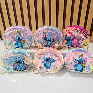 MONEDERO STITCH SEMI OVALADO ACABADO TORNASOL MOD# 12X