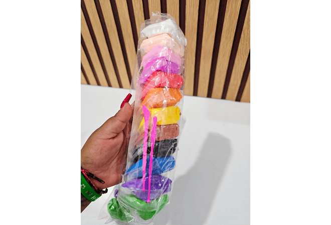 BOLSITA CON 12 FOAMI MOLDEABLE DE COLORES MOD# 1891