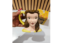 TAZA DE CERÁMICA PRINCESA BELLA 300ML  MOD: PYM-011