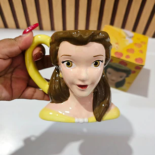 TAZA DE CERÁMICA PRINCESA BELLA 300ML  MOD: PYM-011
