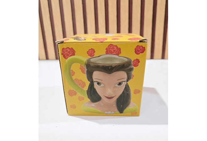 TAZA DE CERÁMICA PRINCESA BELLA 300ML  MOD: PYM-011