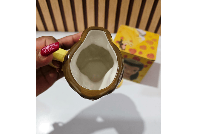 TAZA DE CERÁMICA PRINCESA BELLA 300ML  MOD: PYM-011