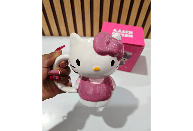 TAZA DE CERÁMICA HELLO KITTY 400ML  MOD: KH342P