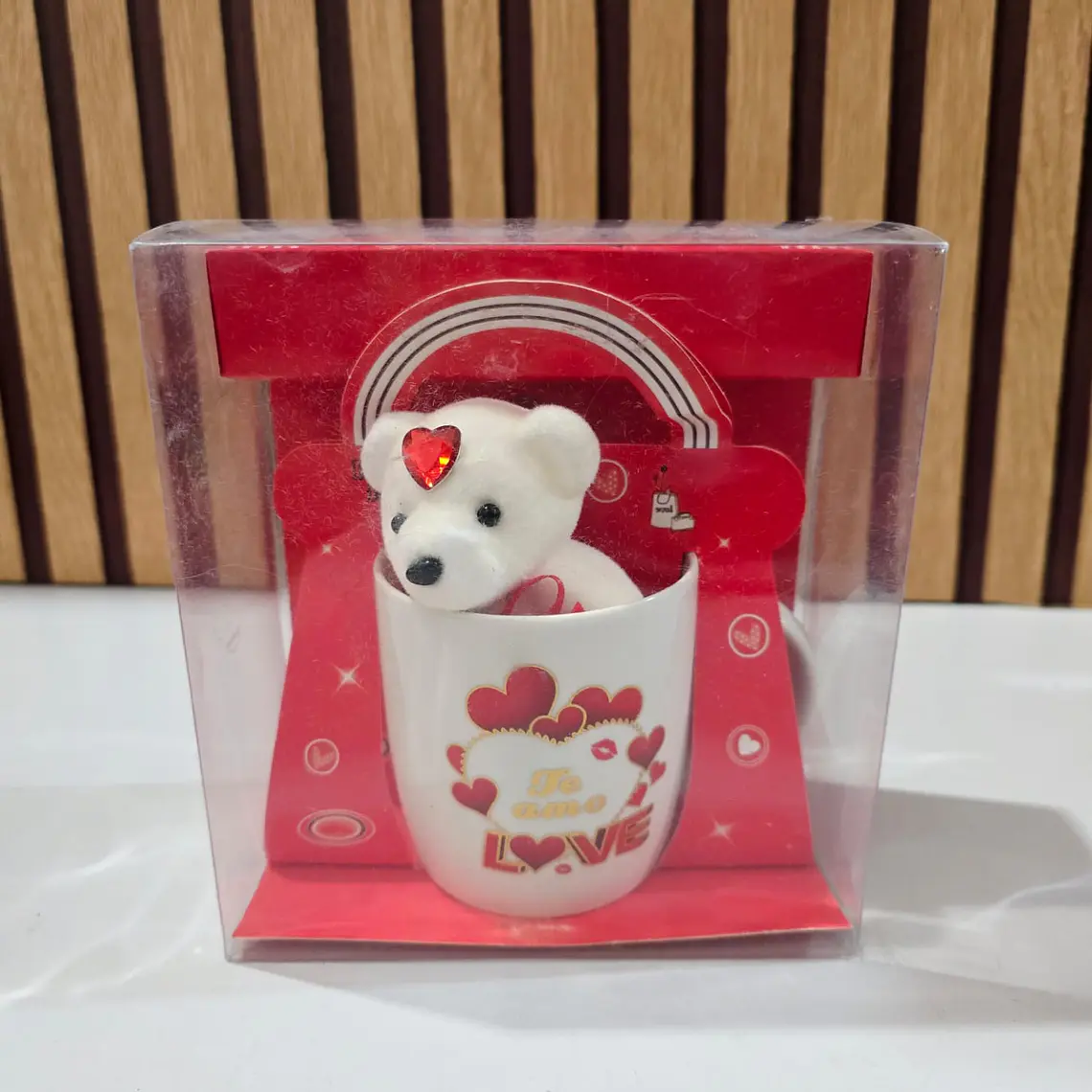 JUEGO DE TAZA OSITO EN CAJITA AMOR Y AMISTAD  VARIOS MOD:  R879,643,763,879 4