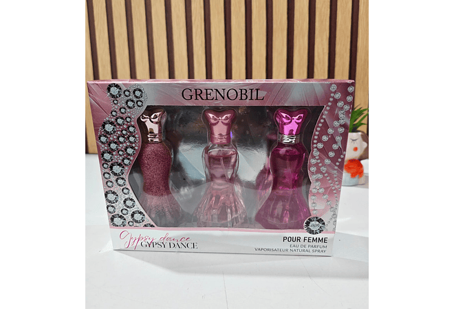 30ML SET DE 3 PERFUMES PARA DAMA GYPSY DANCE CÓD #i809