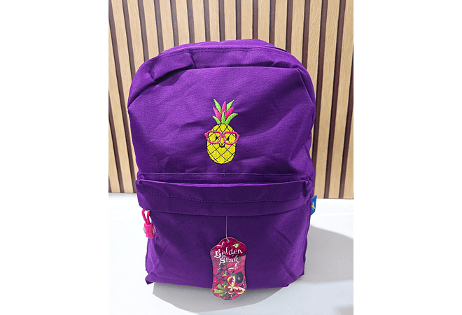 MOCHILA GOLDEN STAR ORIGINAL BORDADA MOD# S972