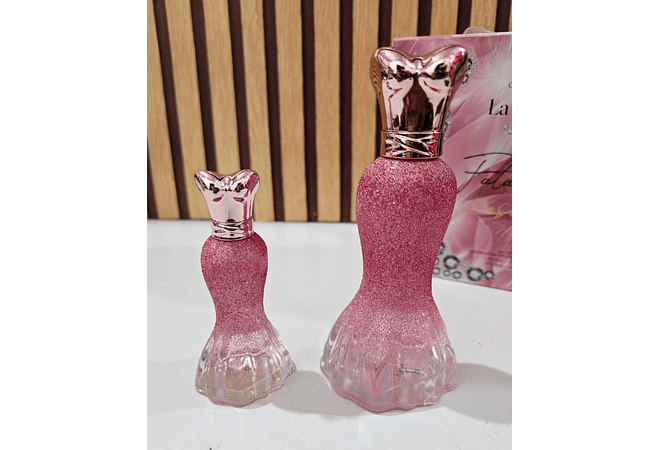 SET DE FRAGANCIA LA ROBE FATALE ROSE 100ML Y 30ML (GRENOBIL-ROSA)MOD# i868