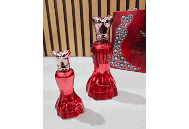 SET DE FRAGANCIA LA ROBE FATALE RUBY 100ML Y 30ML (GRENOBIL-ROJO)MOD# i869