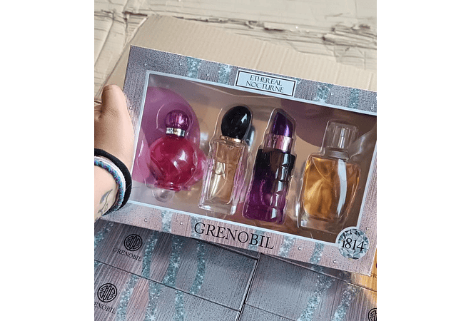 SET DE 4 FRAGANCIAS PARA DAMA /ETHERNAL NTOCTURNE DE 30ML MOD# i1814