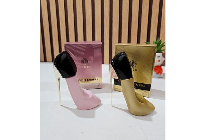 FRAGANCIA PARA DAMA DE 30ML EN FORMA DE ZAPATILLA(TAMAÑO BOLSILLO) MOD# i727 O i728