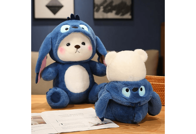 OSITO MEDIANO CON PIJAMA DE STITCH MOD# WB111-16