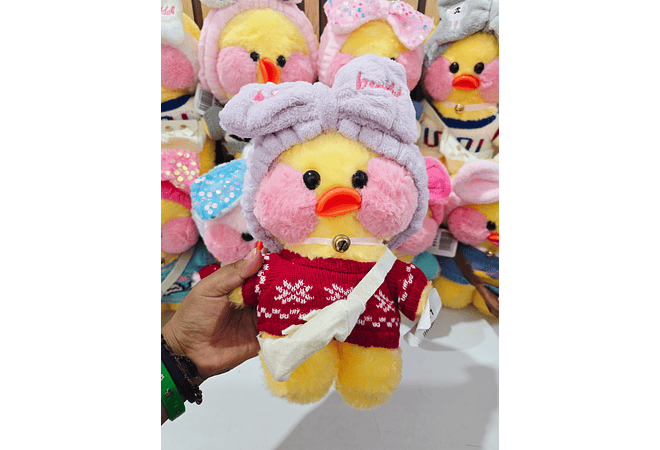 PELUCHE PATITO CON LENTES MODELOS AL AZAR CÓD #F111