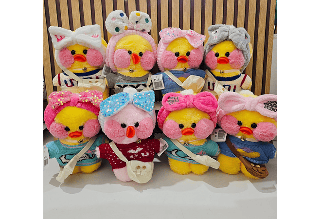 PELUCHE PATITO CON LENTES MODELOS AL AZAR CÓD #F111