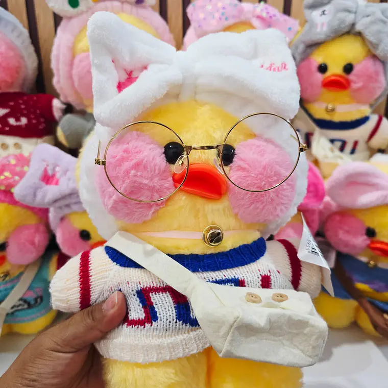 PELUCHE PATITO CON LENTES MODELOS AL AZAR CÓD #F111 4