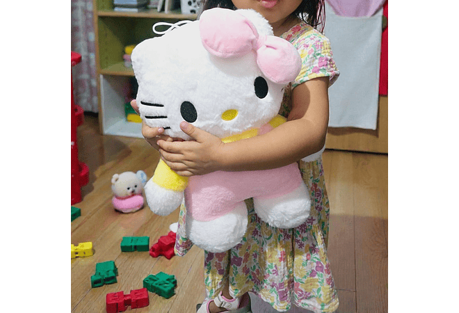 PELUCHE HELLO KITTY (AMARILLO - ROSA)MOD# WB111-9