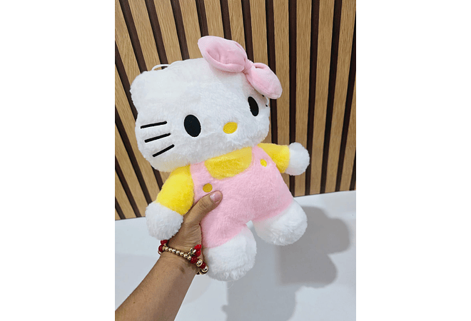 PELUCHE HELLO KITTY (AMARILLO - ROSA)MOD# WB111-9